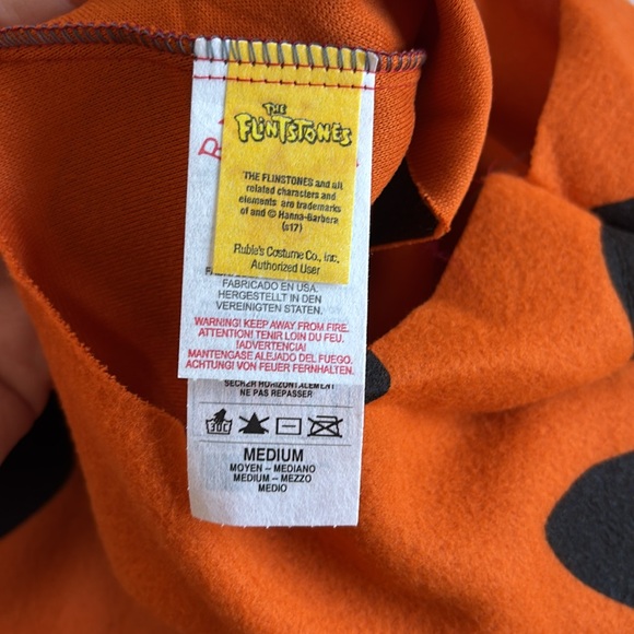 New Fred Flintstone Child Costume Size Medium US 8-10 for dress‎ up or Halloween - Picture 6 of 7